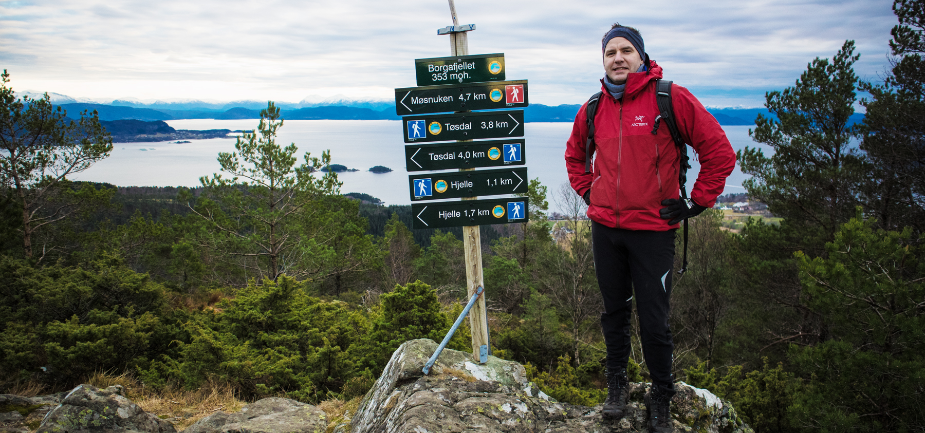 Borgafjellet (353 moh) via Haggardslia i Os