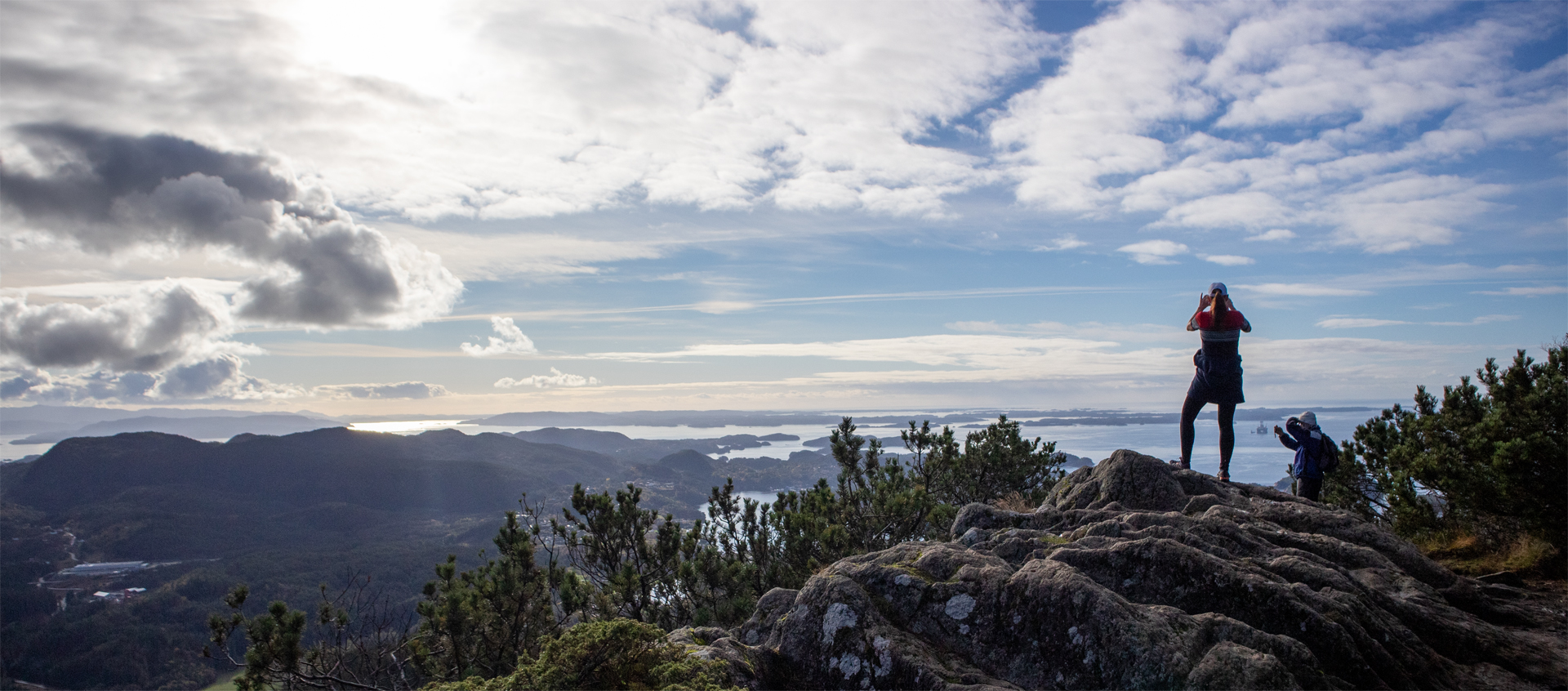 Kort fjelltur til Lyshornet (405moh) fra Lysekloster