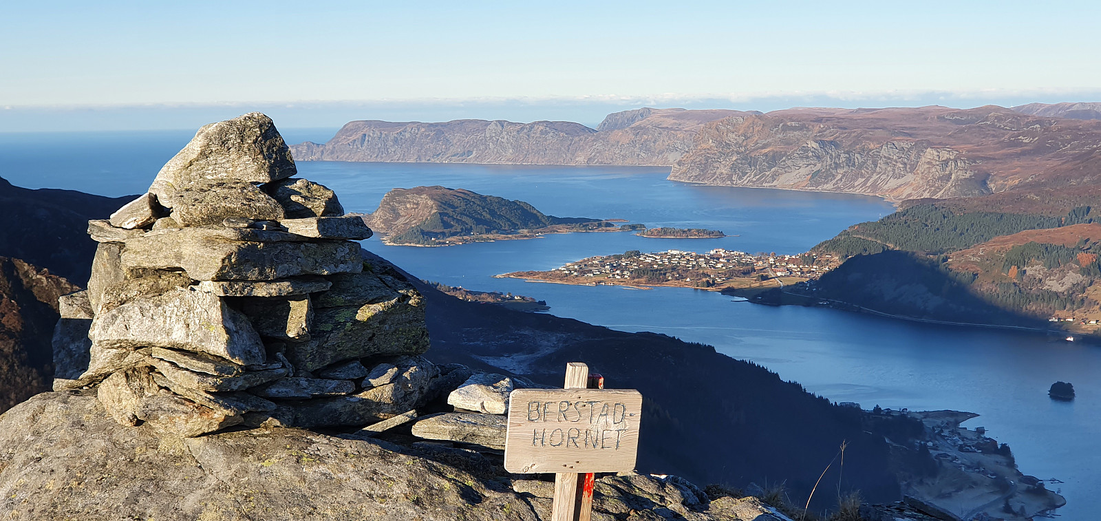 Fjelltur Berstadhornet (578 moh) fra Skumdalen