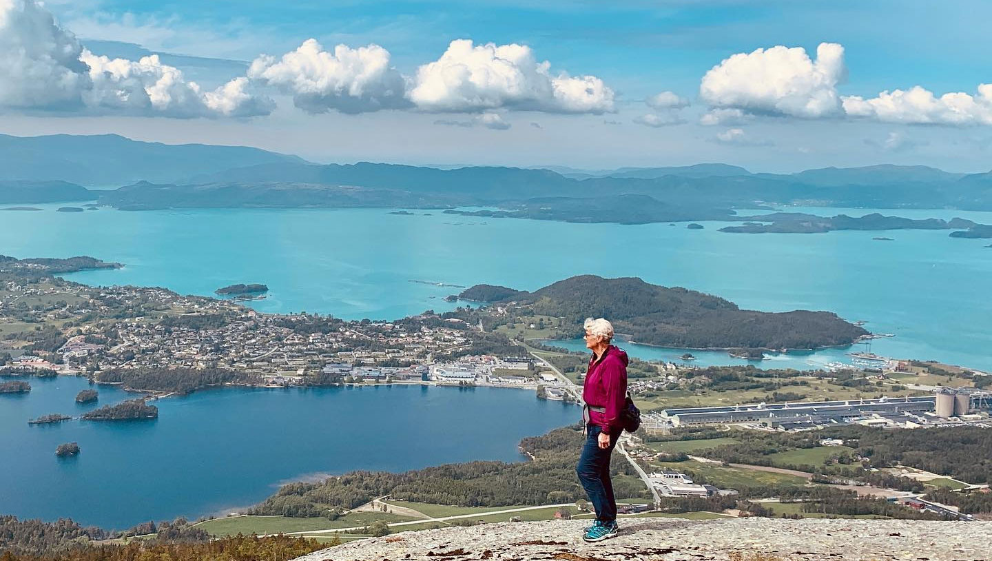 Fjelltur til Nordfjell (560 moh) fra Husnes, Kvinnherad