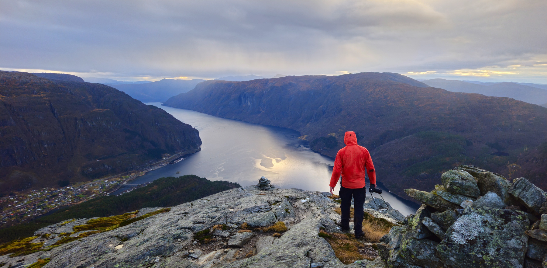 Fjellltur til Storafjellet (641moh) fra Stanghelle