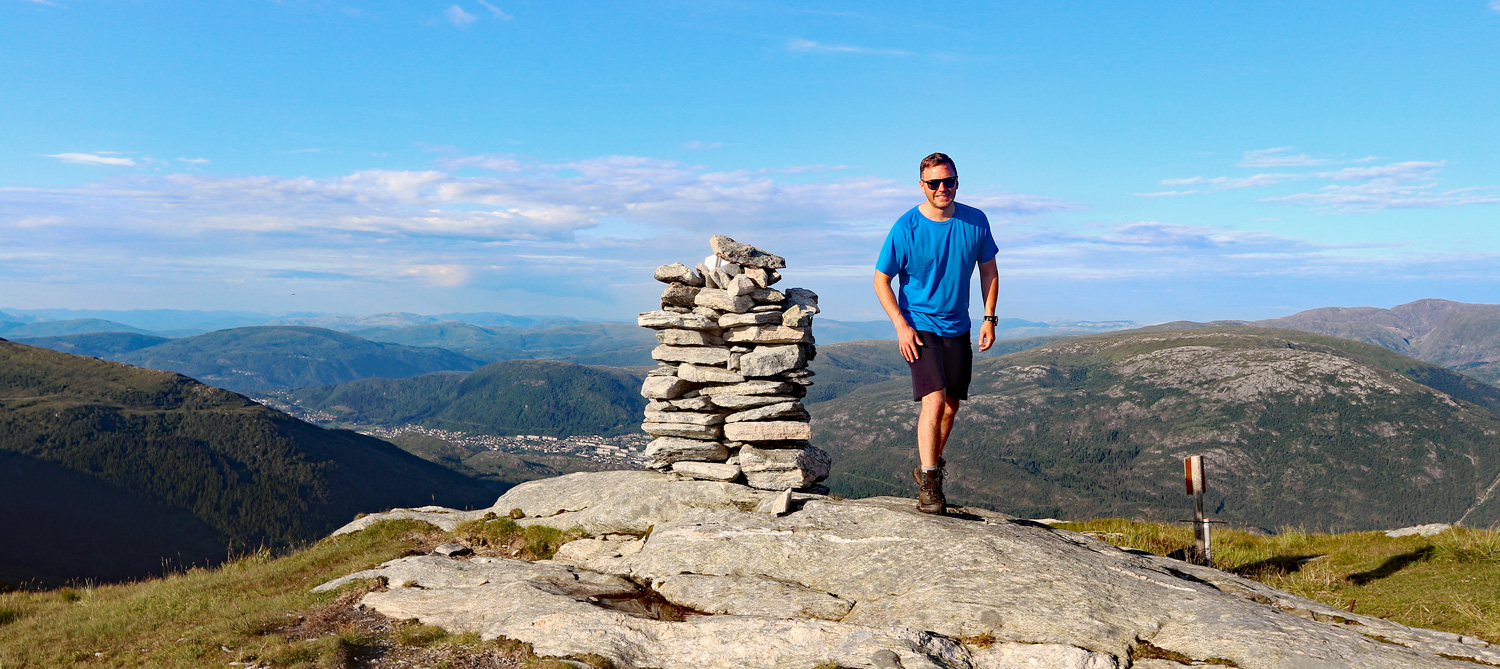 Hauggjelsvarden (673 moh) - Høyeste punkt på Vidden