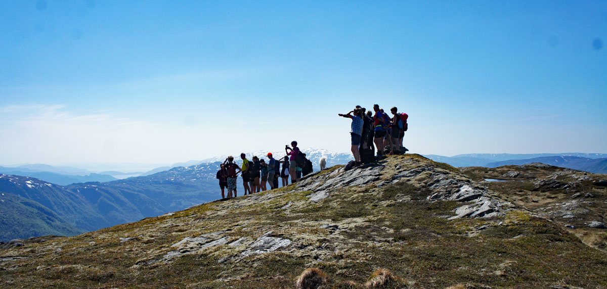 Grånipa (806 moh) i Vaksdal
