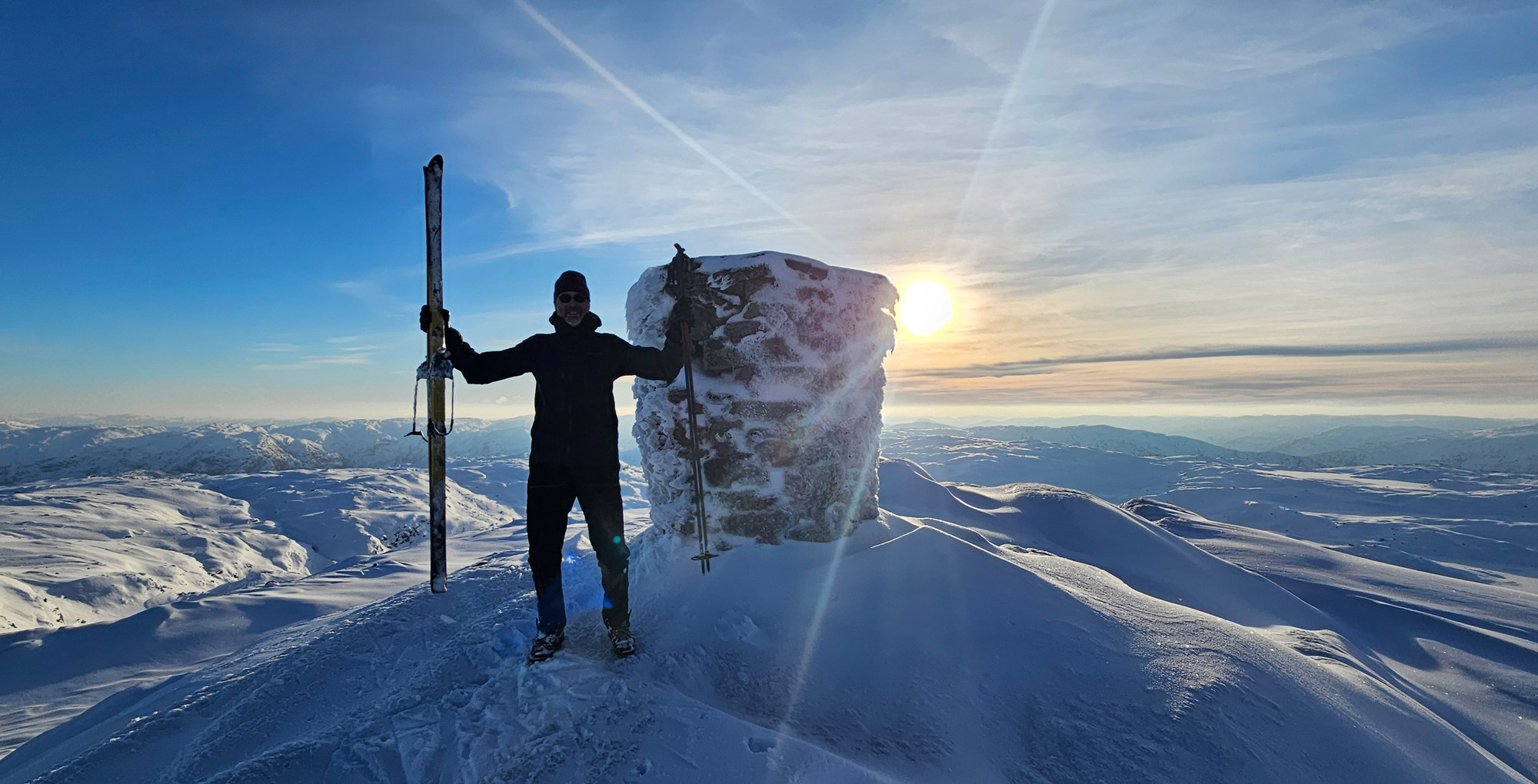 Skitur til Skjerjavasshovden (1264moh) fra Eksingedalen