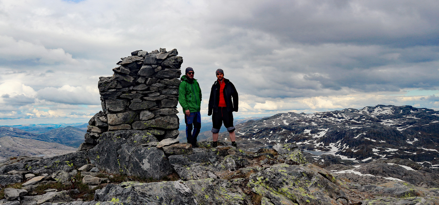 Iendafjellet (1260 moh) fra Kvamskogen