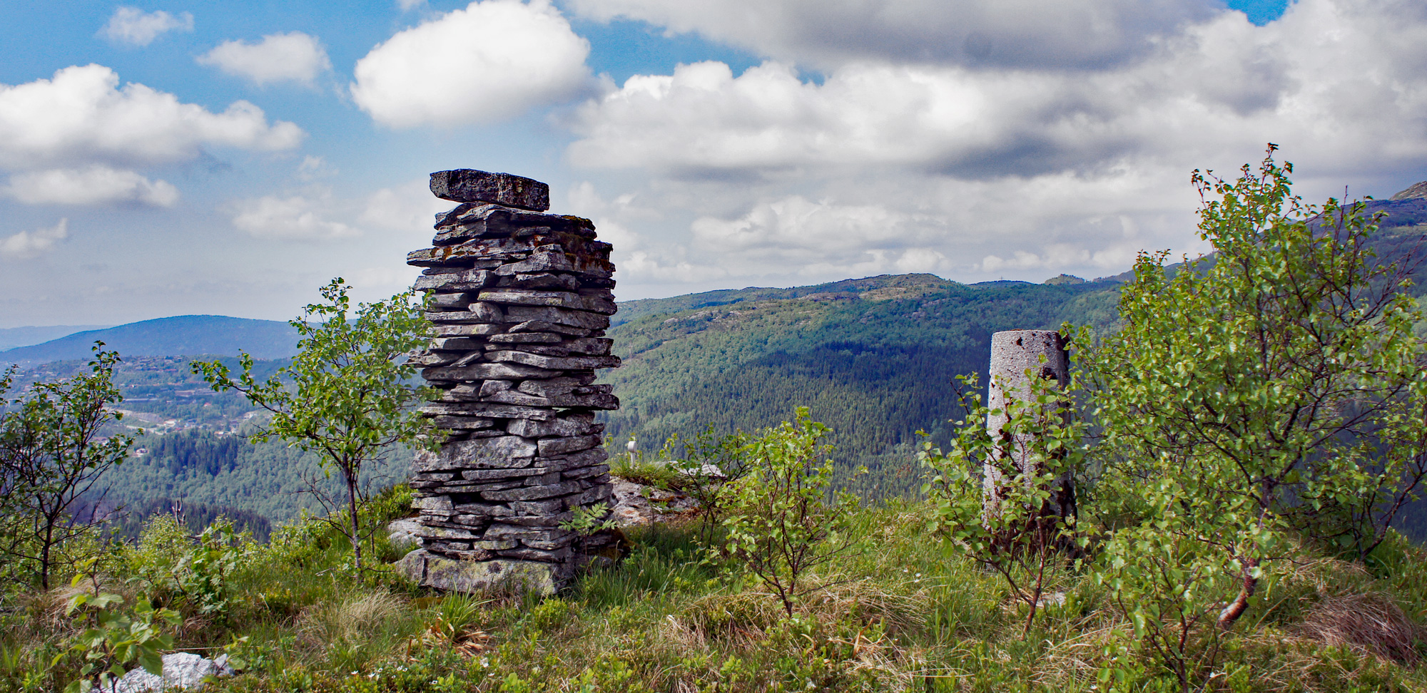 Brattlandsfjellet (377 moh) fra Furedalen