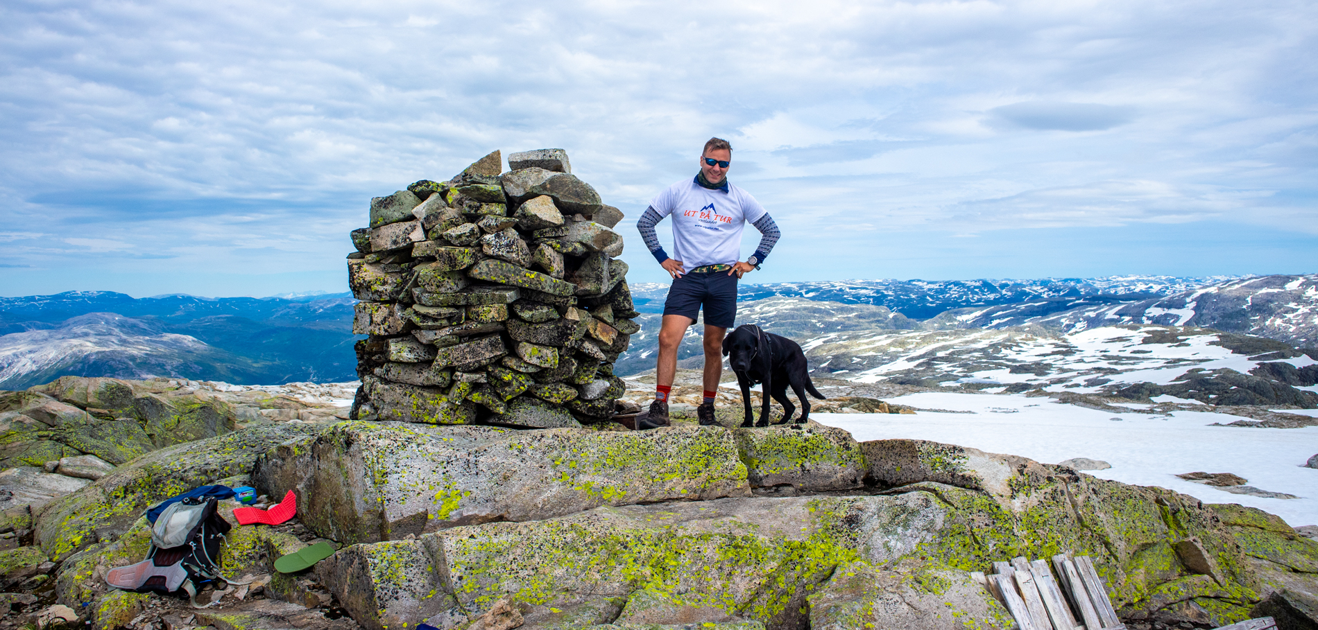 Olsskavlen (1576 moh) fra Raundalen på Voss